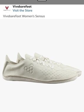Vivo barefoot Women's Sensus Minimalist Sneaker in Off-White